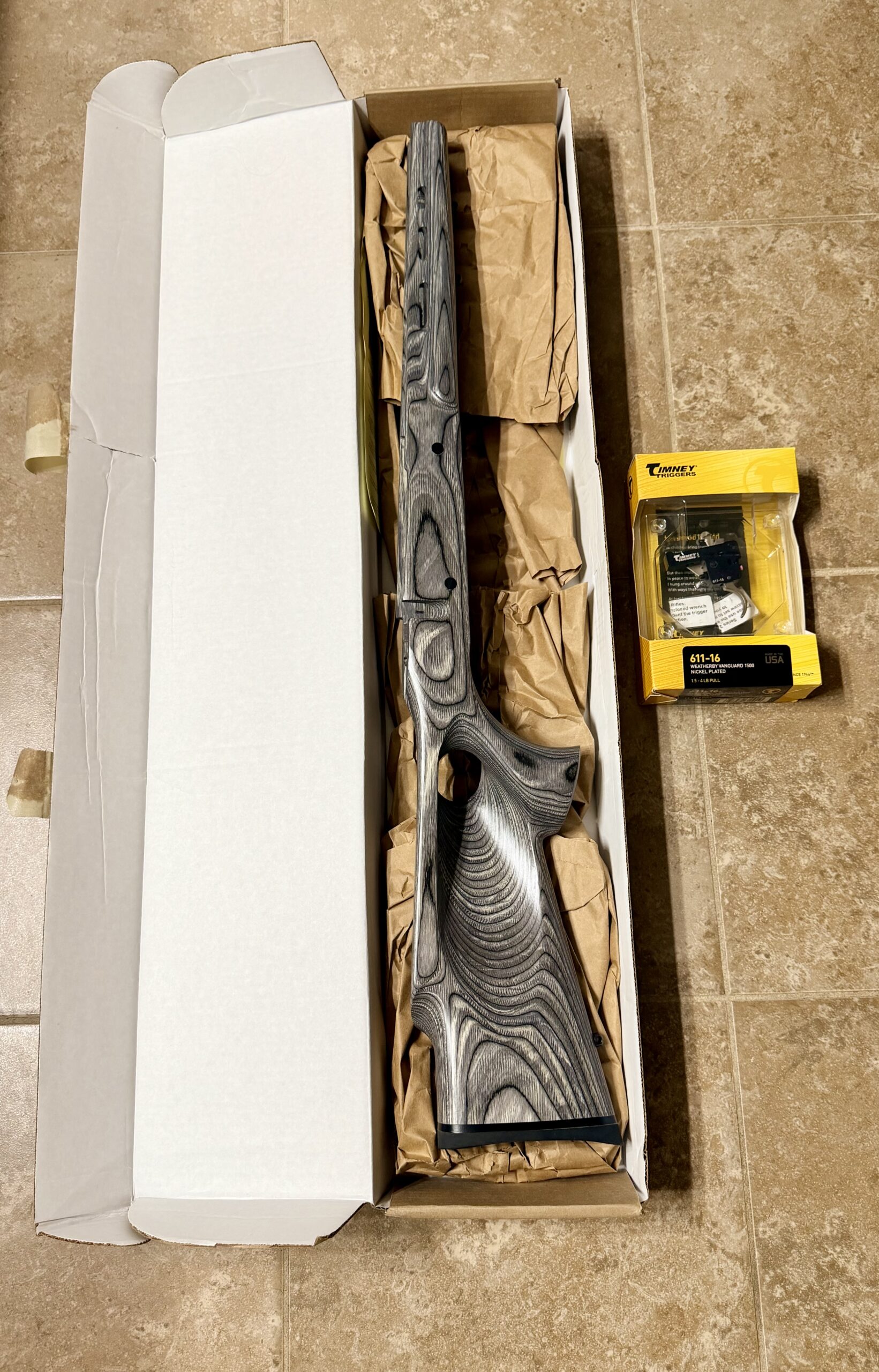 New in the box Weatherby vanguard short action Boyd’s stock/Timney trigger!!!!!
