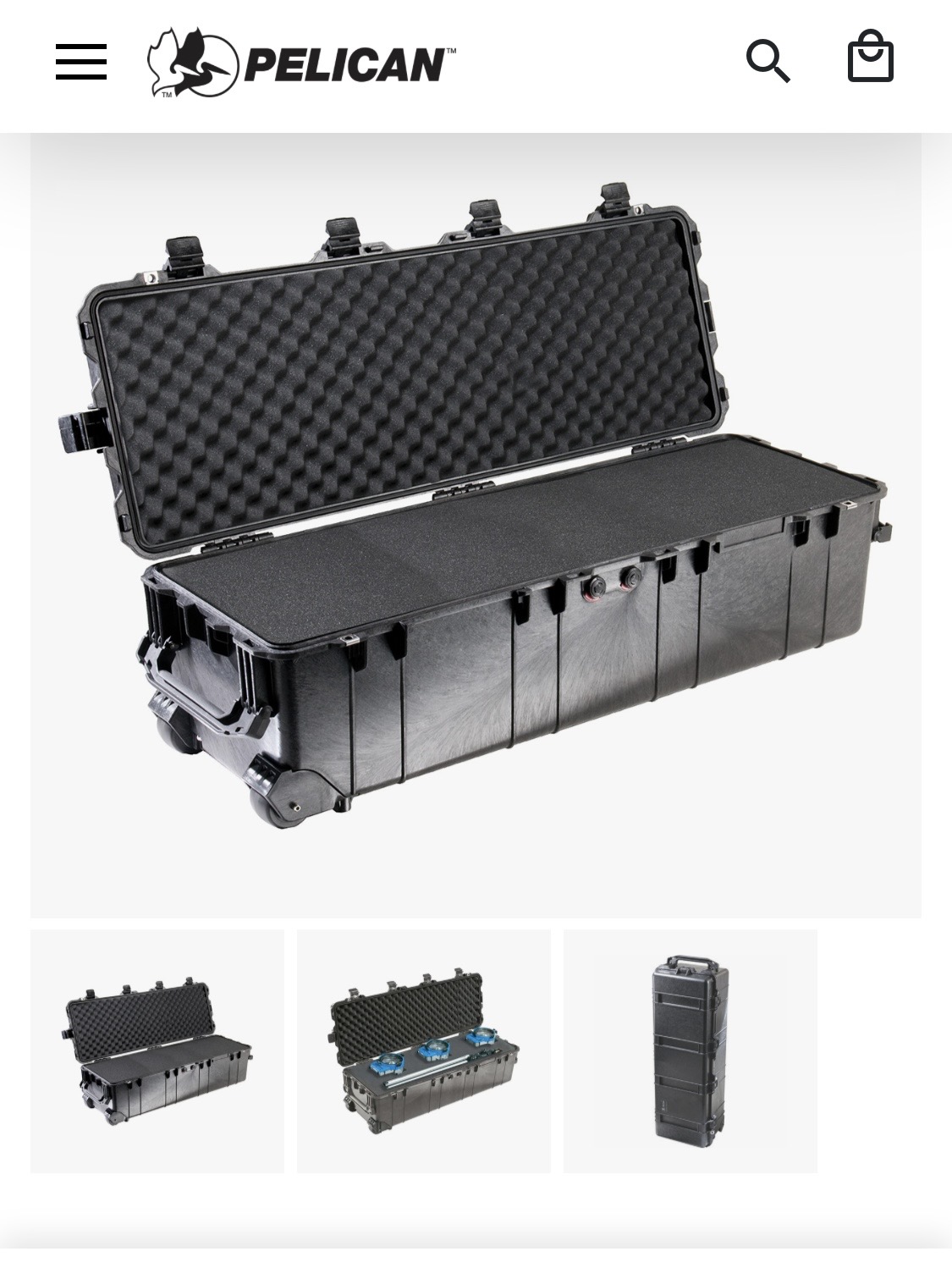Pelican Wheeled 1740 Protector Long Cases