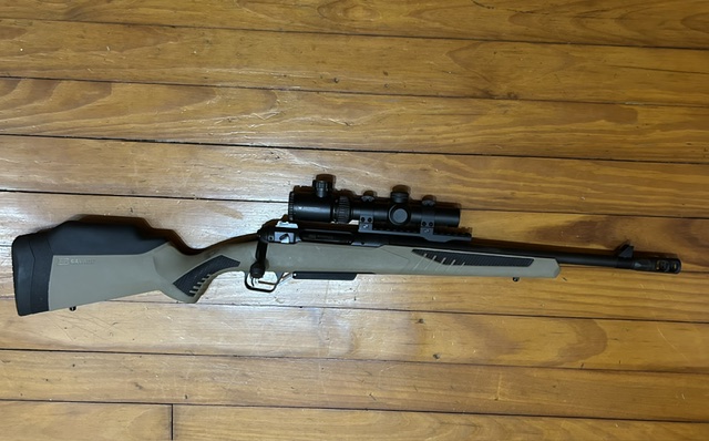 Savage 110 Scout .338 Federal with Scope