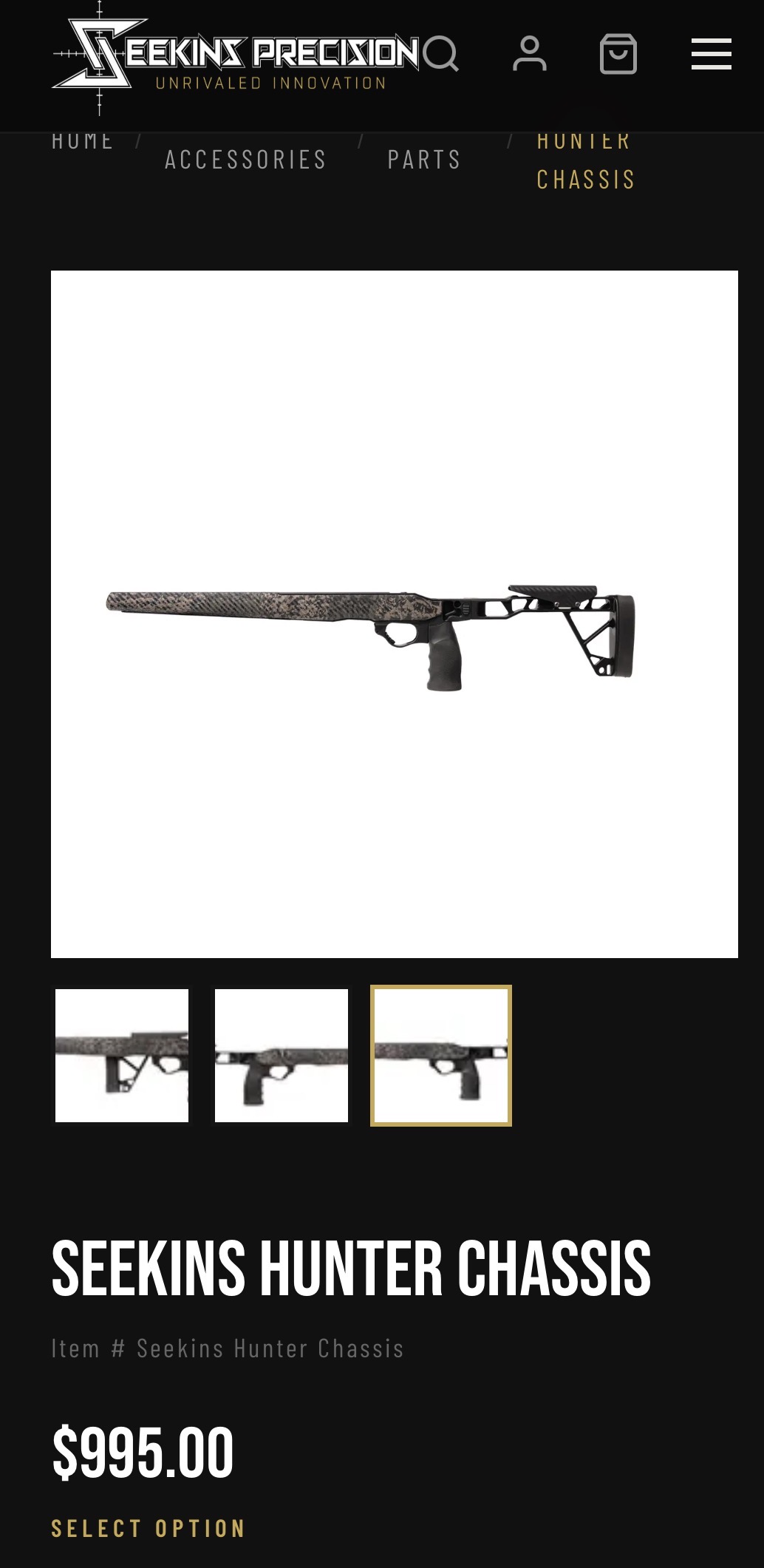 New Custom Tikka 308 w/ Seekins Folding Chassis – $2250