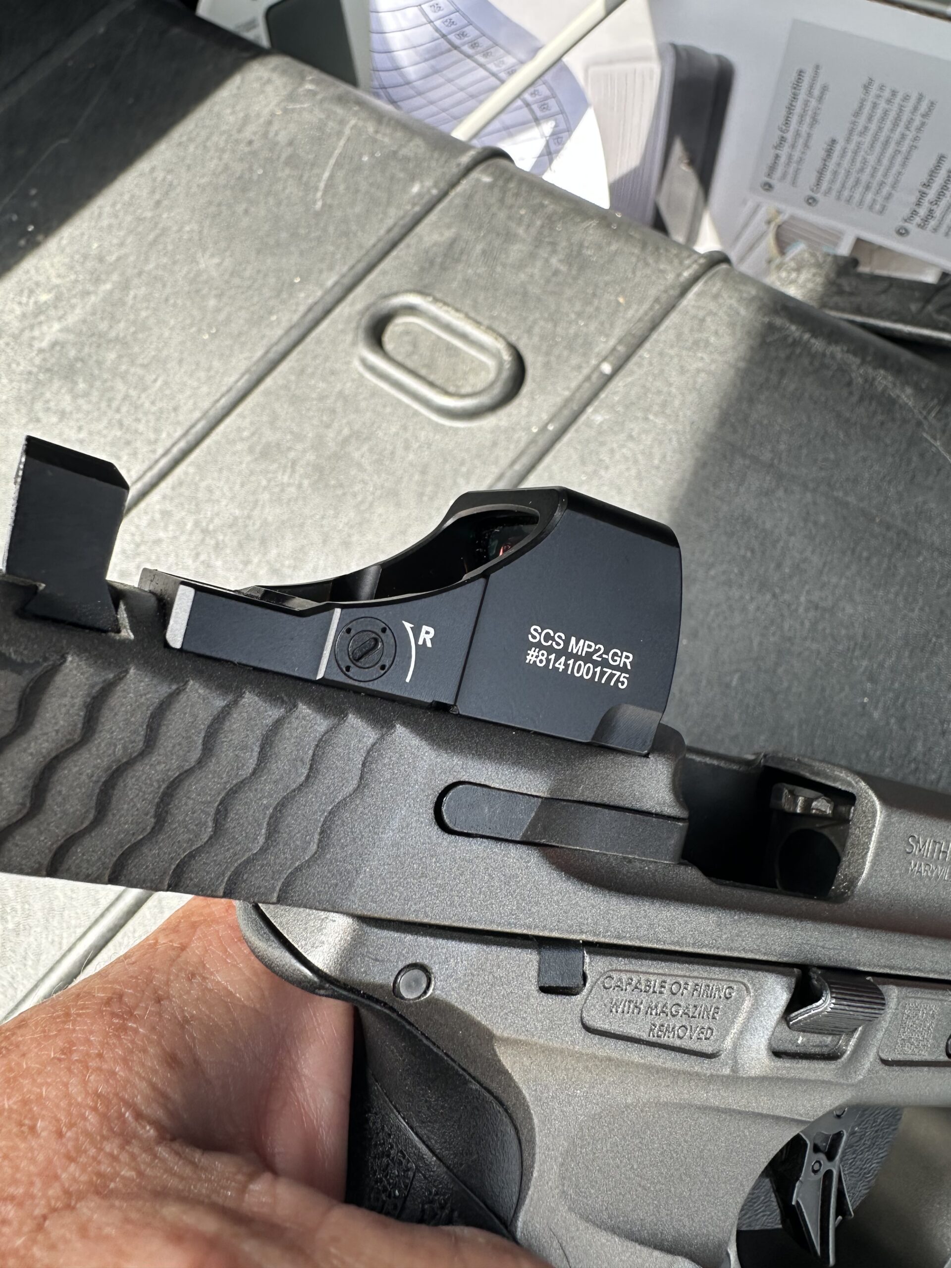 All Metal Smith and Wesson M&P with Optic