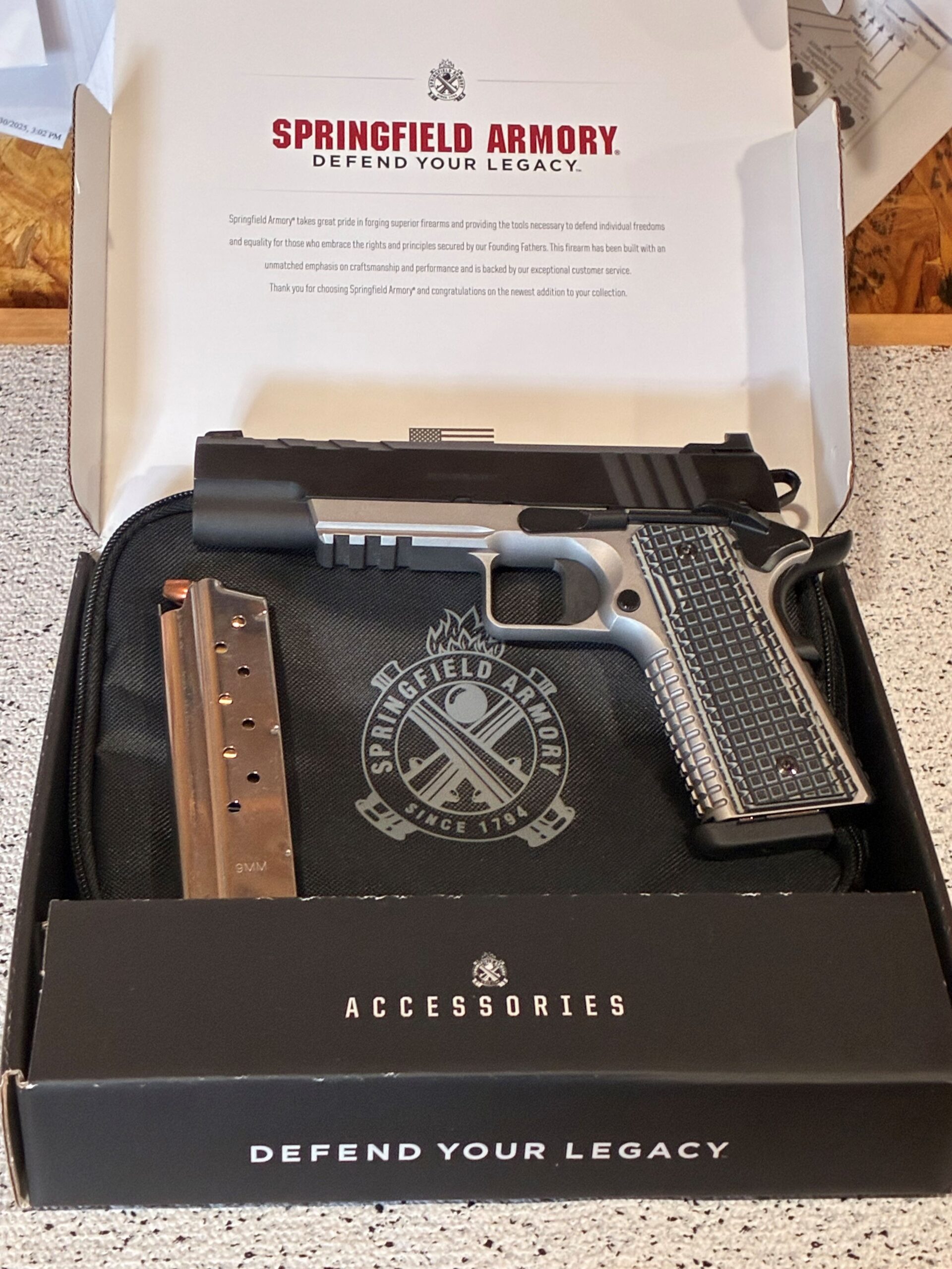 Springfield Armory Emissary 1911