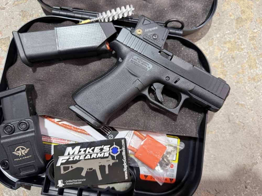Glock 43x MOS with AIMPOINT