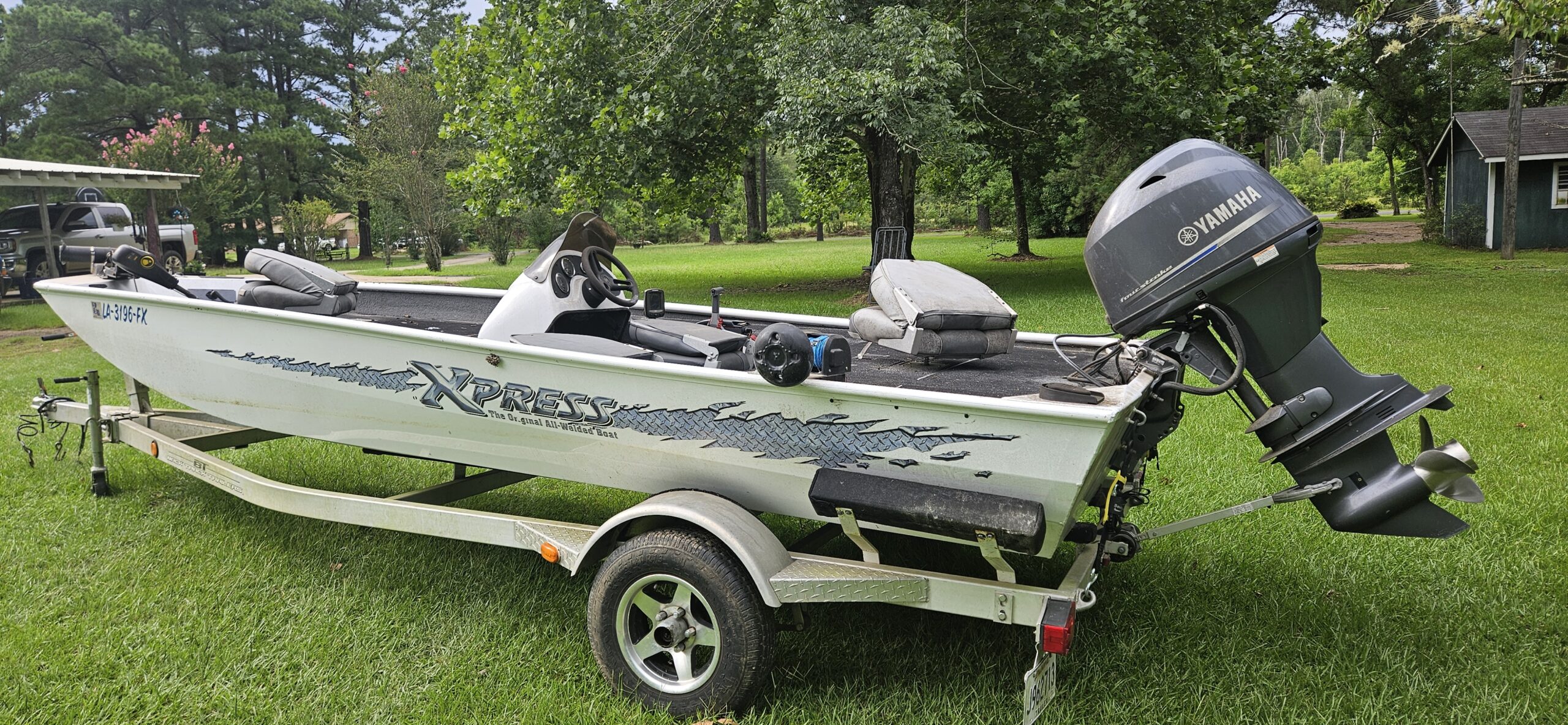 2011 XPRESS boat & trailer (all aluminum)