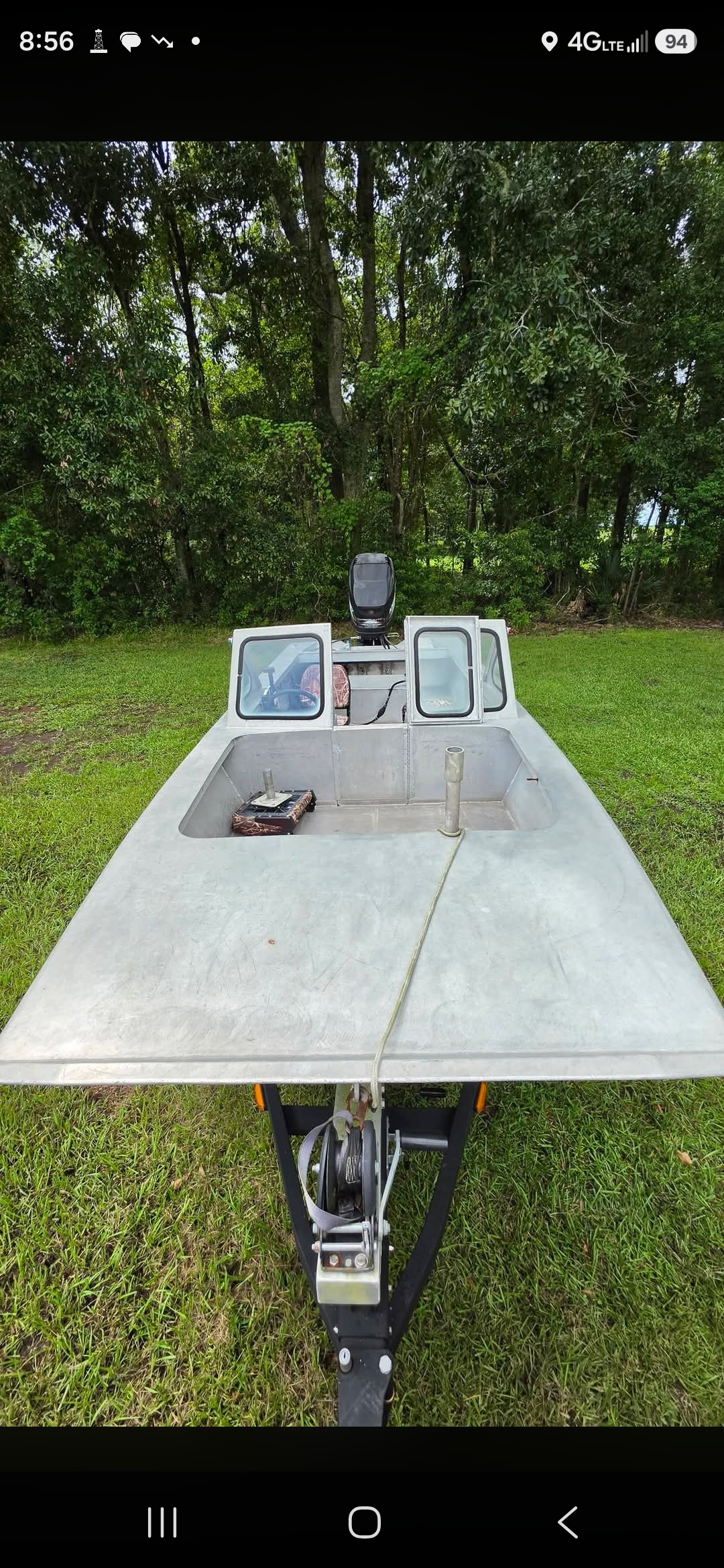 16′ Aluminum boat /130 Mercury