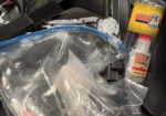 Barnett TS390 with case, bolts, rage broadheads, scope, and accessories