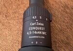 Zeiss Conquest MC 4.5-14X44 Scope, Excellent!