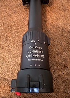 Zeiss Conquest MC 4.5-14X44 Scope, Excellent!