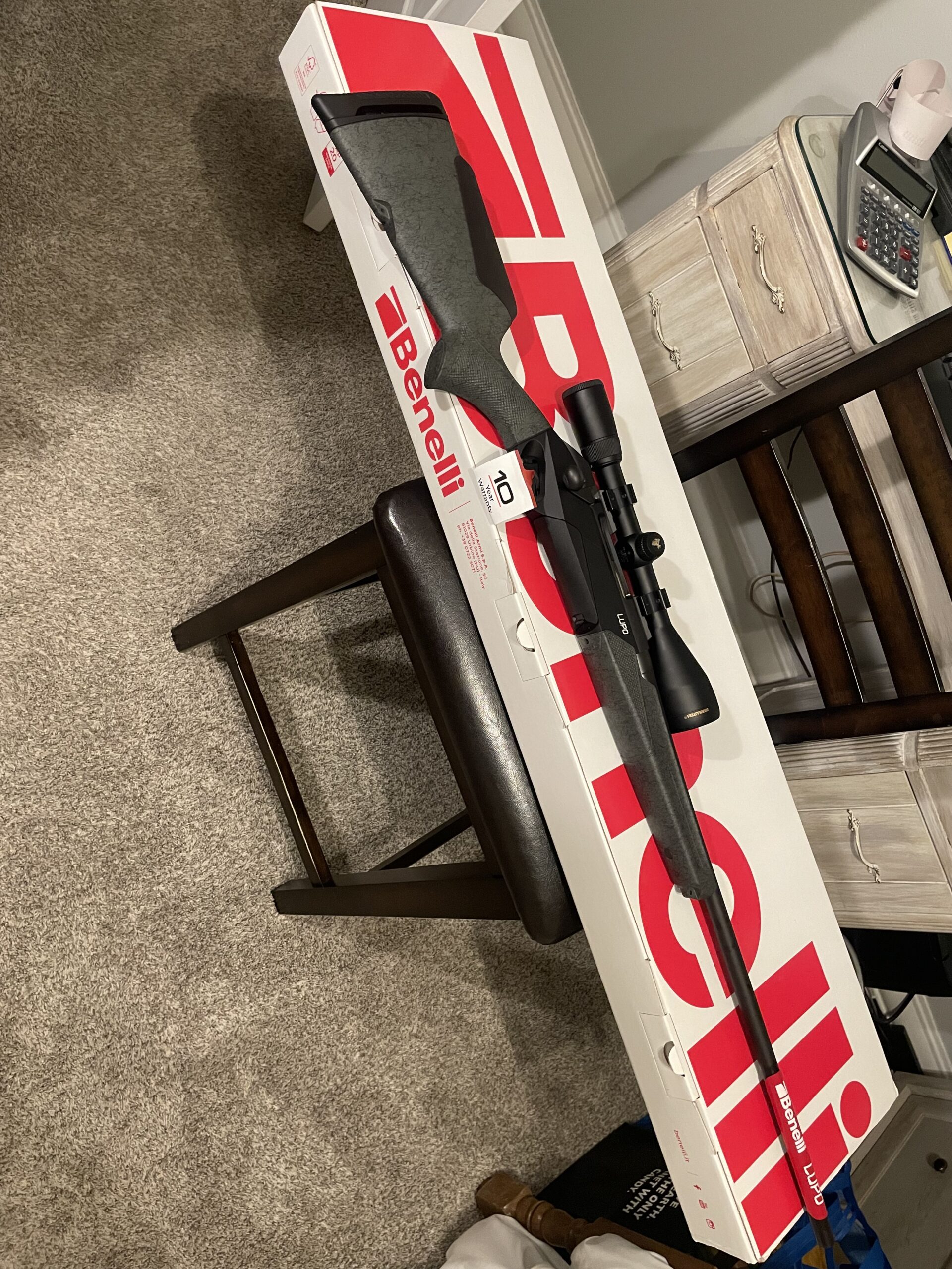 Benelli 7mm mag with Nikon 4x12x50 BDC Scope New unfired with box