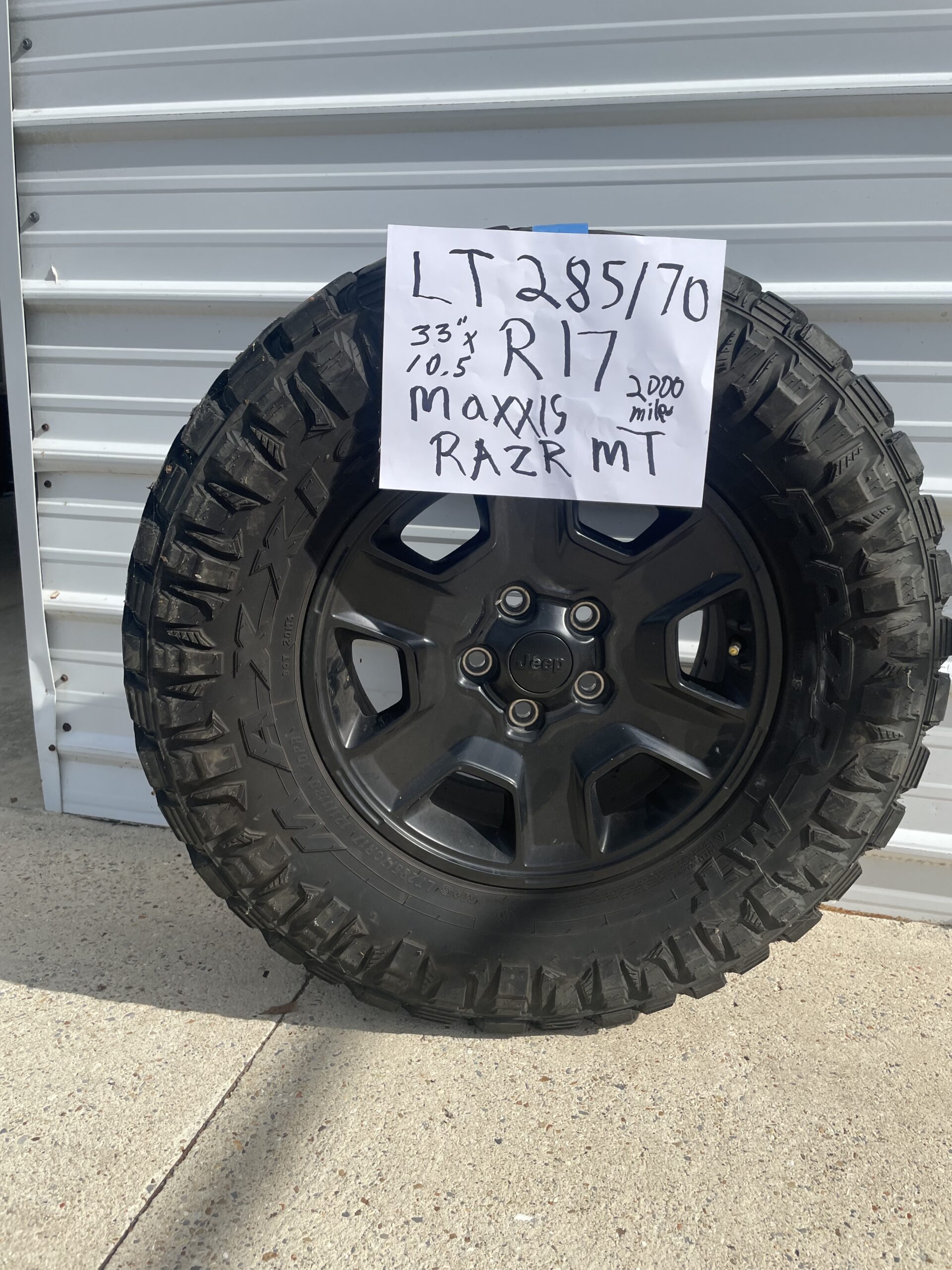 Jeep tires like new