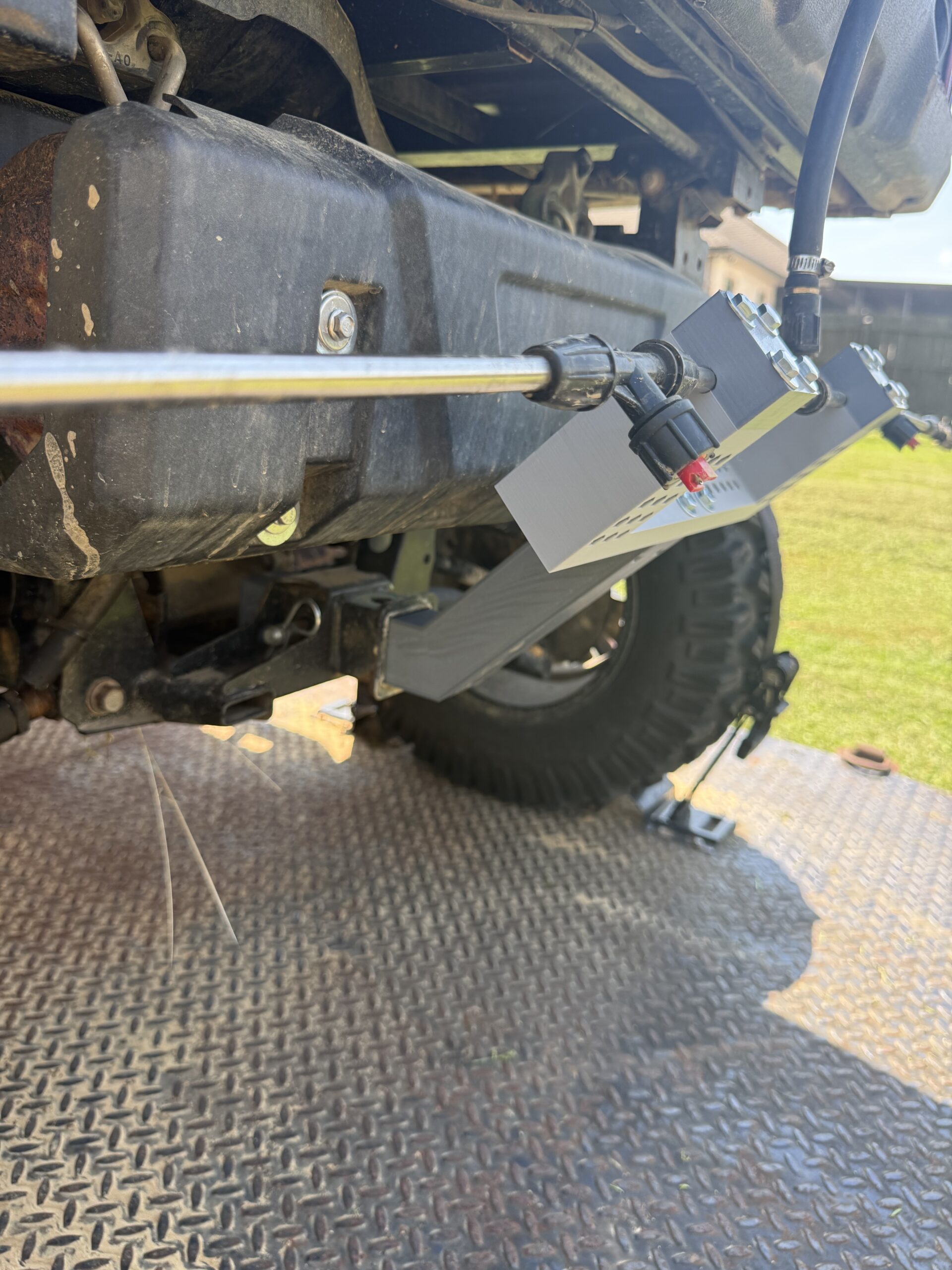 Spray boom mount for 2” receiver
