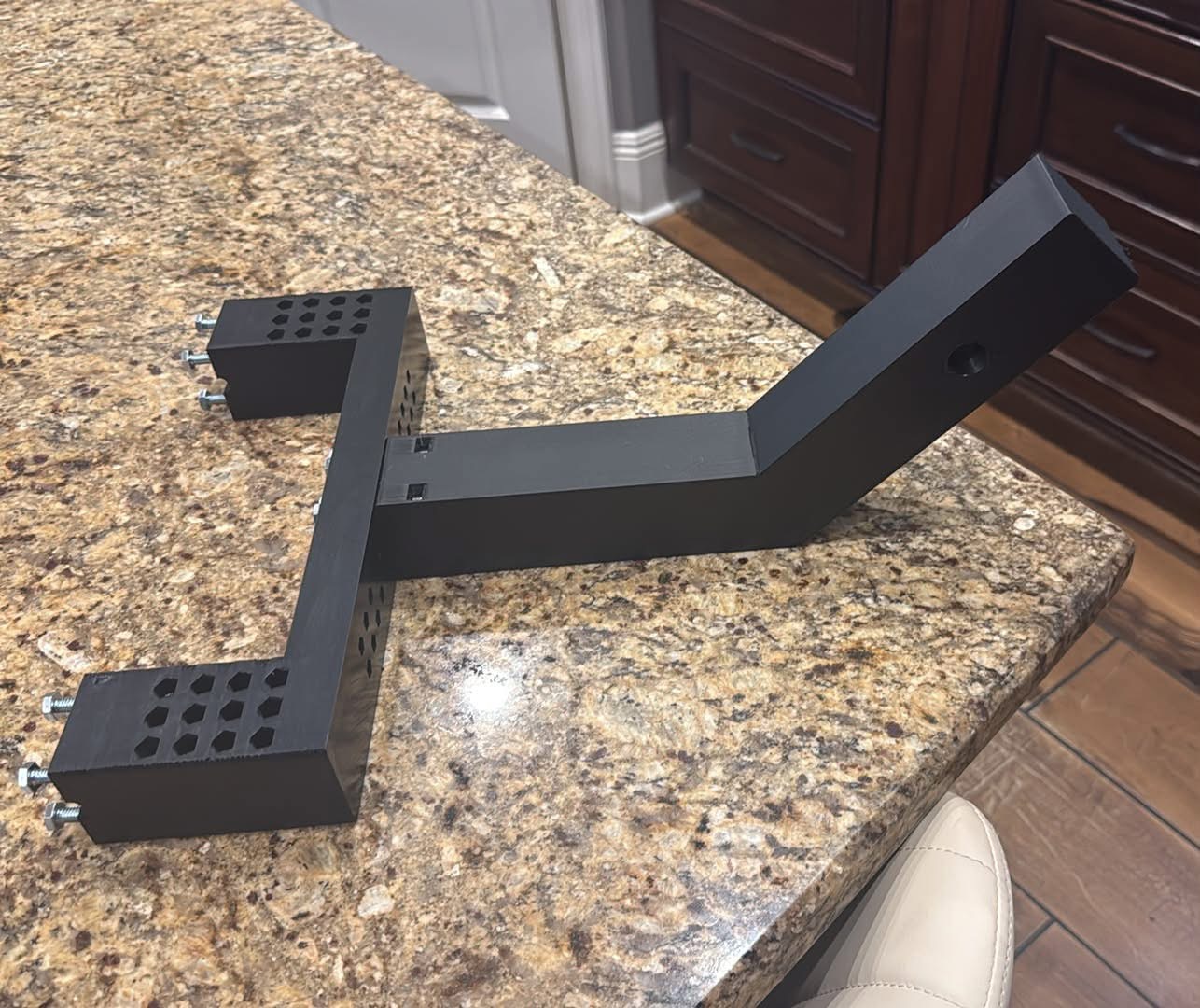 Spray boom mount for 2” receiver