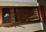 Wood gun cabinet