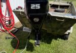 Like new 2021 mercury 25 tiller handle