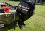 Like new 2021 mercury 25 tiller handle