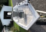 Gravois Hull 22′ Semi-V Center Console Aluminum Bay Boat with 18 inch gill bracket