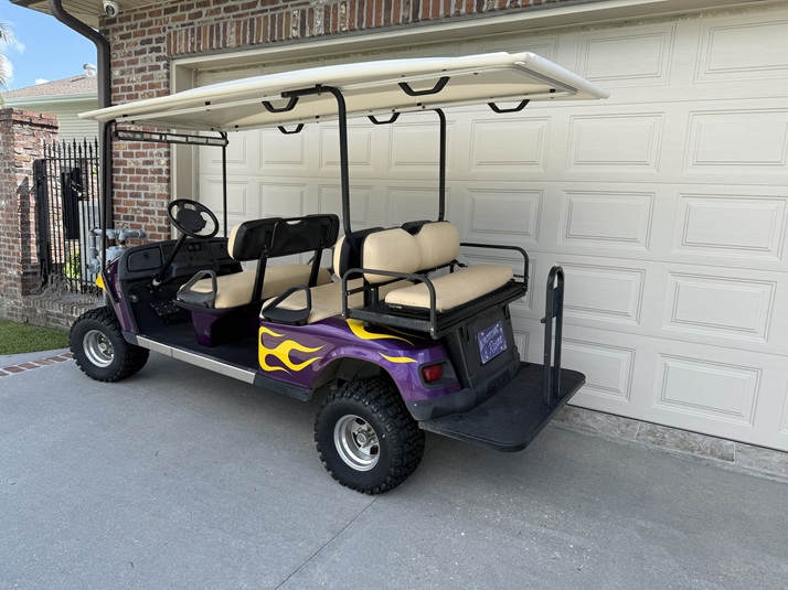 LSU Stretch Golf Cart For Sale