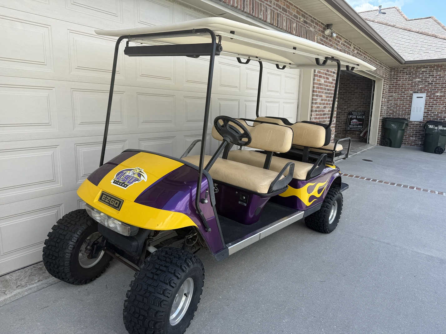 LSU Stretch Golf Cart For Sale