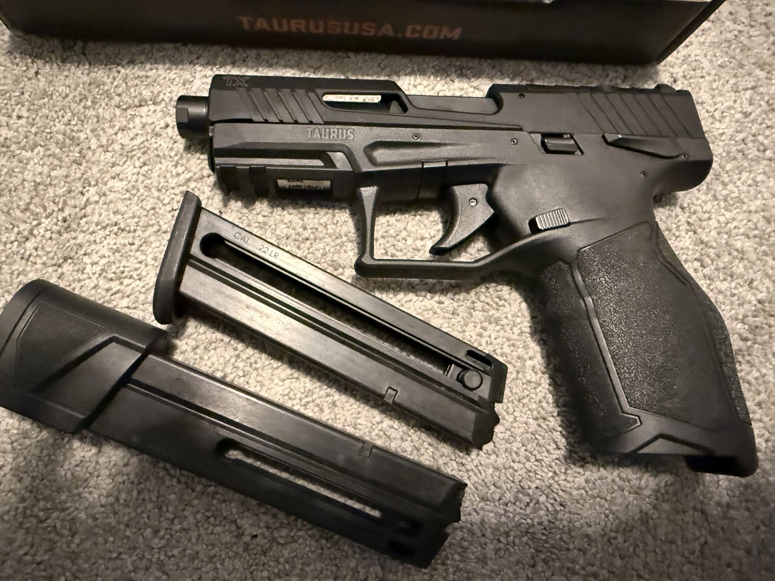 Sig P365XL and Taurus TX22 T.O.R.O