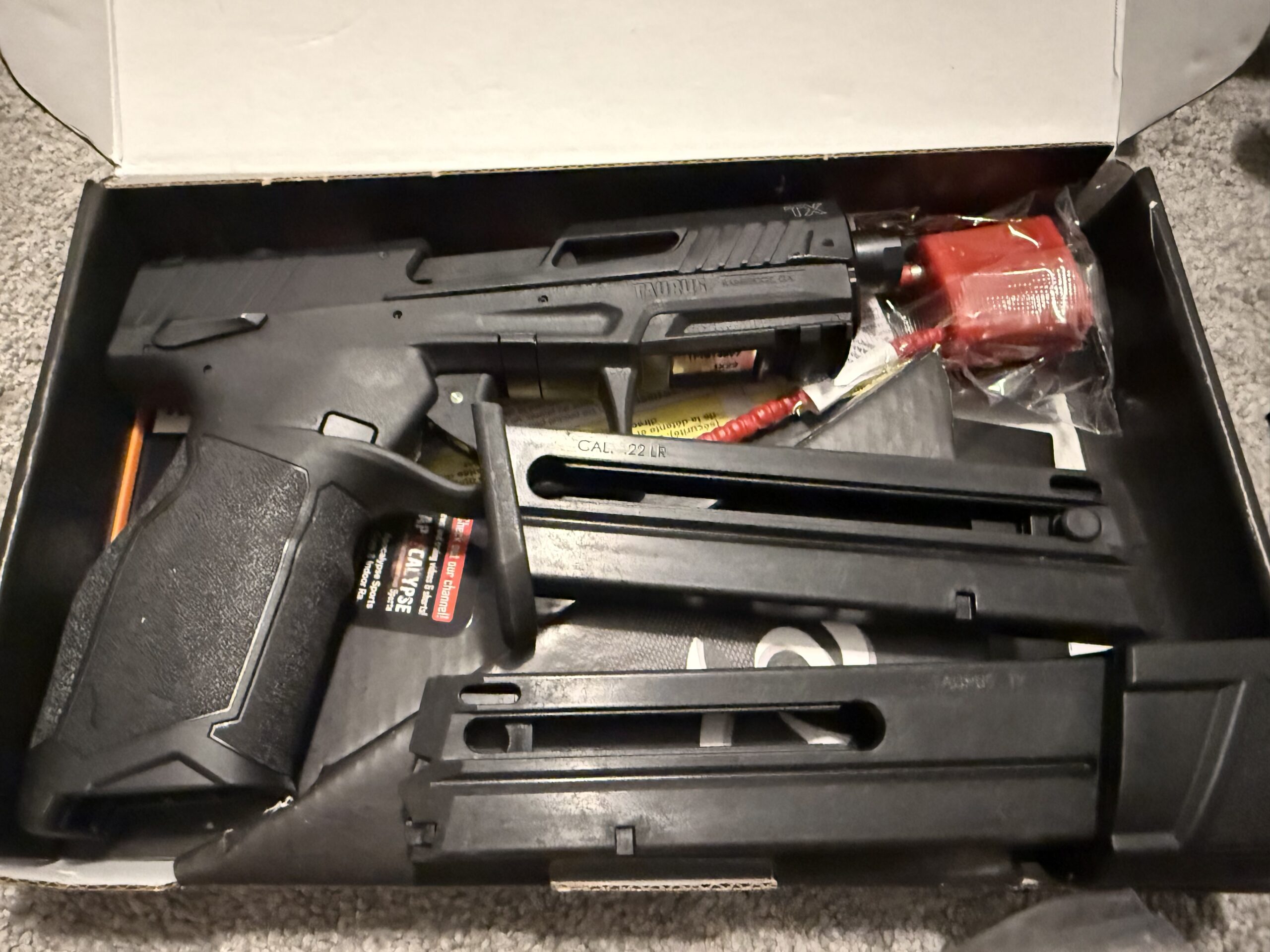 Sig P365XL and Taurus TX22 T.O.R.O