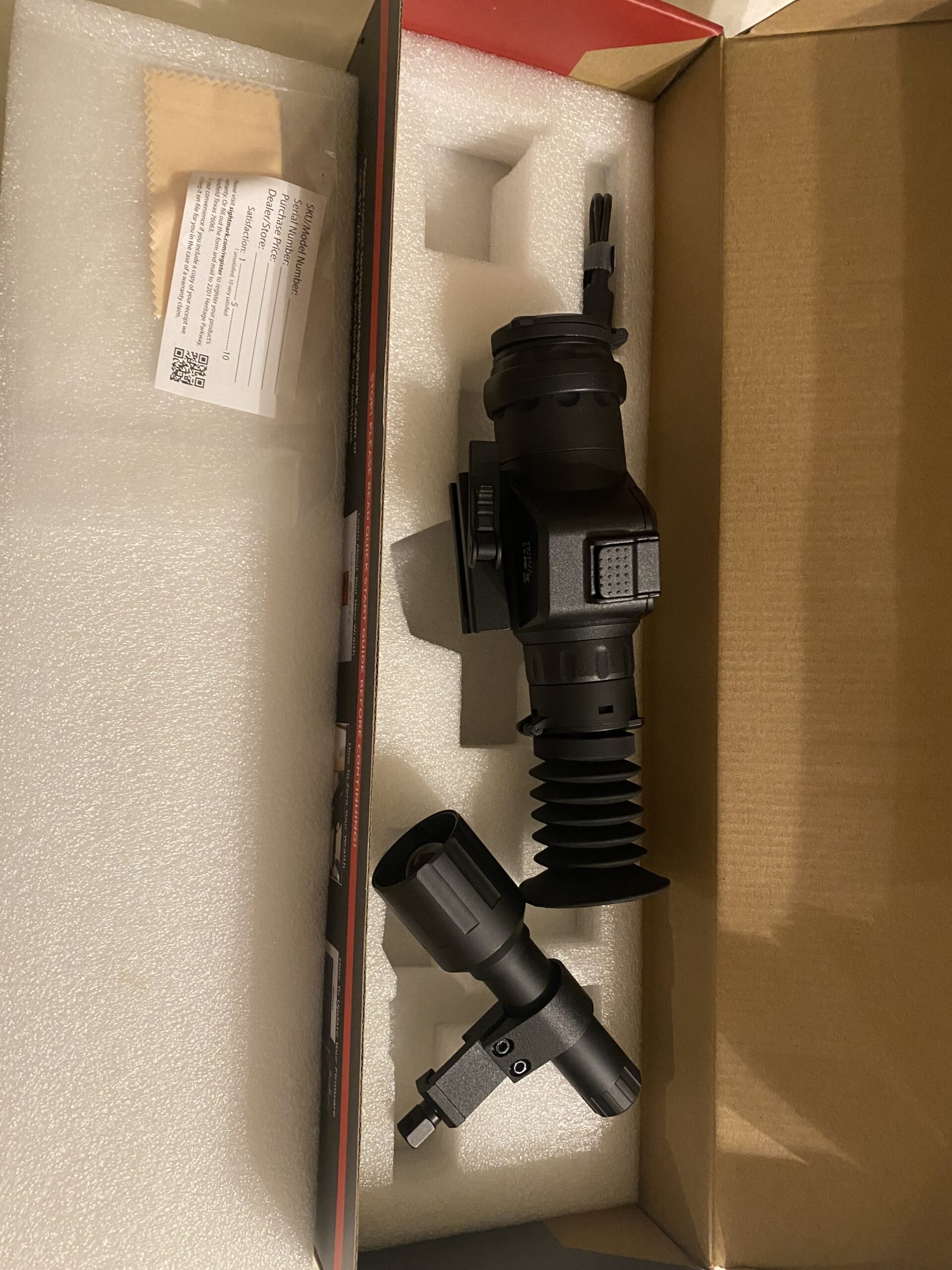 WRAITH 4K MINI DIGITAL RIFLE SCOPE, 2-16X32