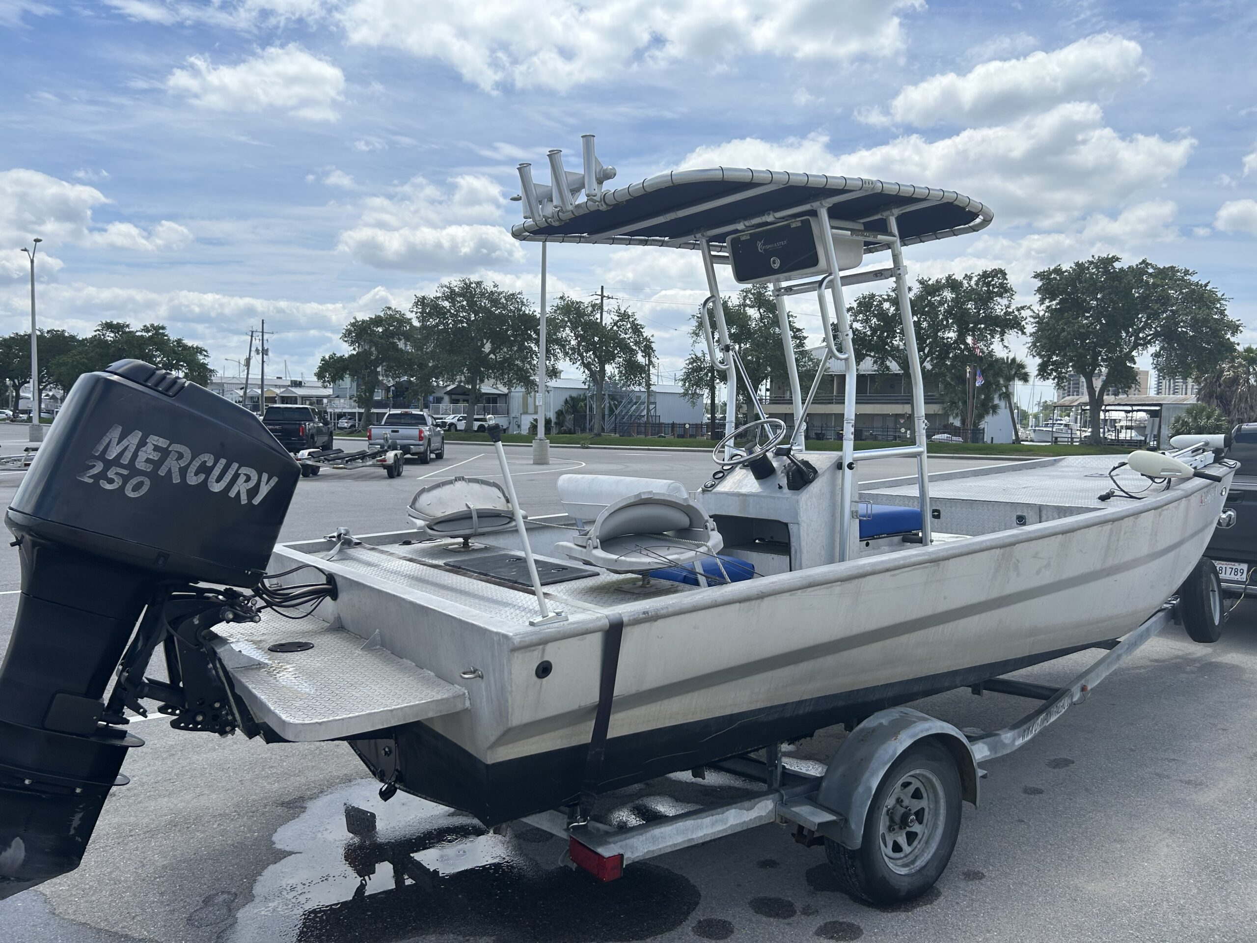 2004 Rookie Bay Boat 23’, motor, and trailer