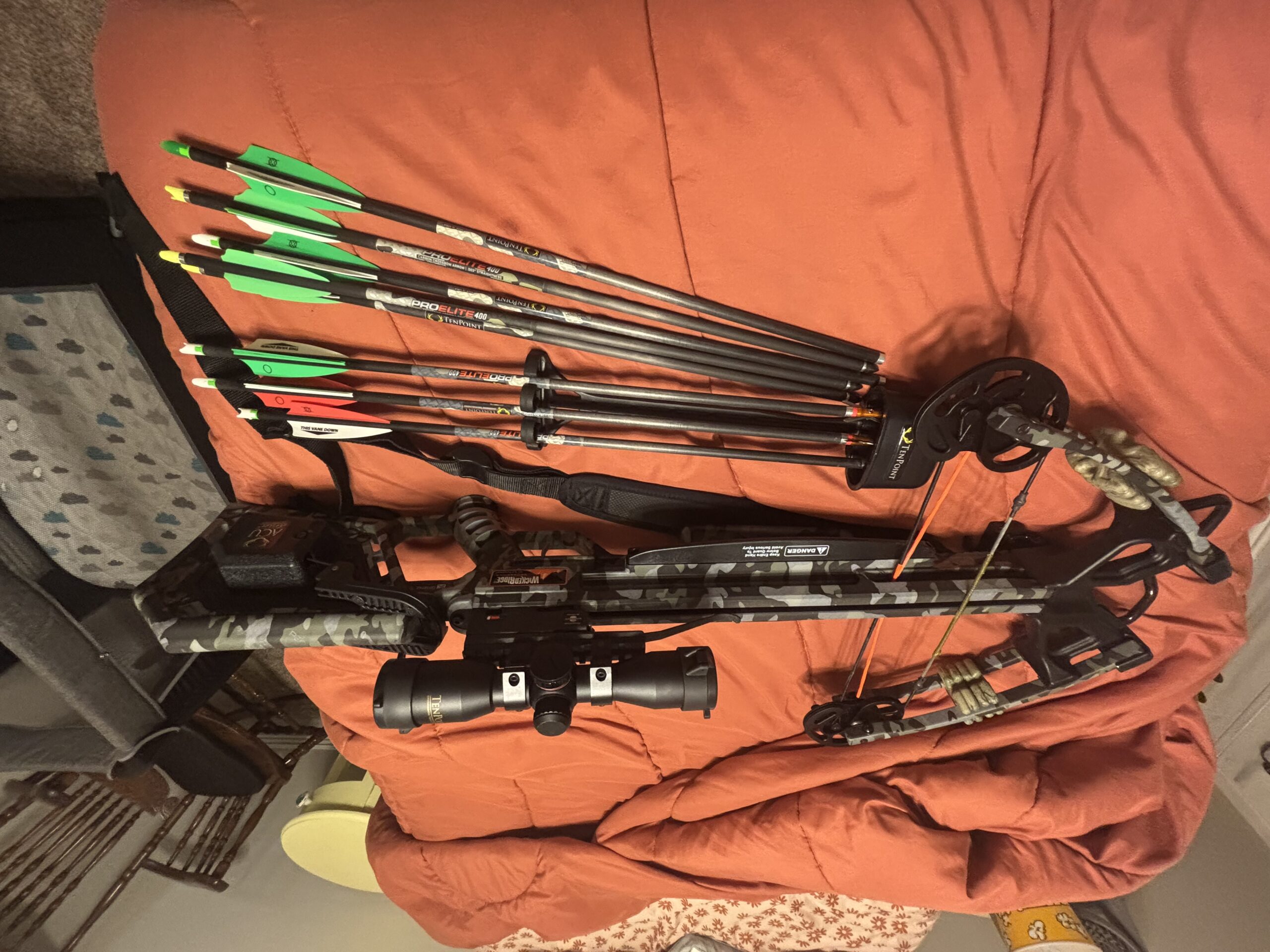 22rifle and crossbow