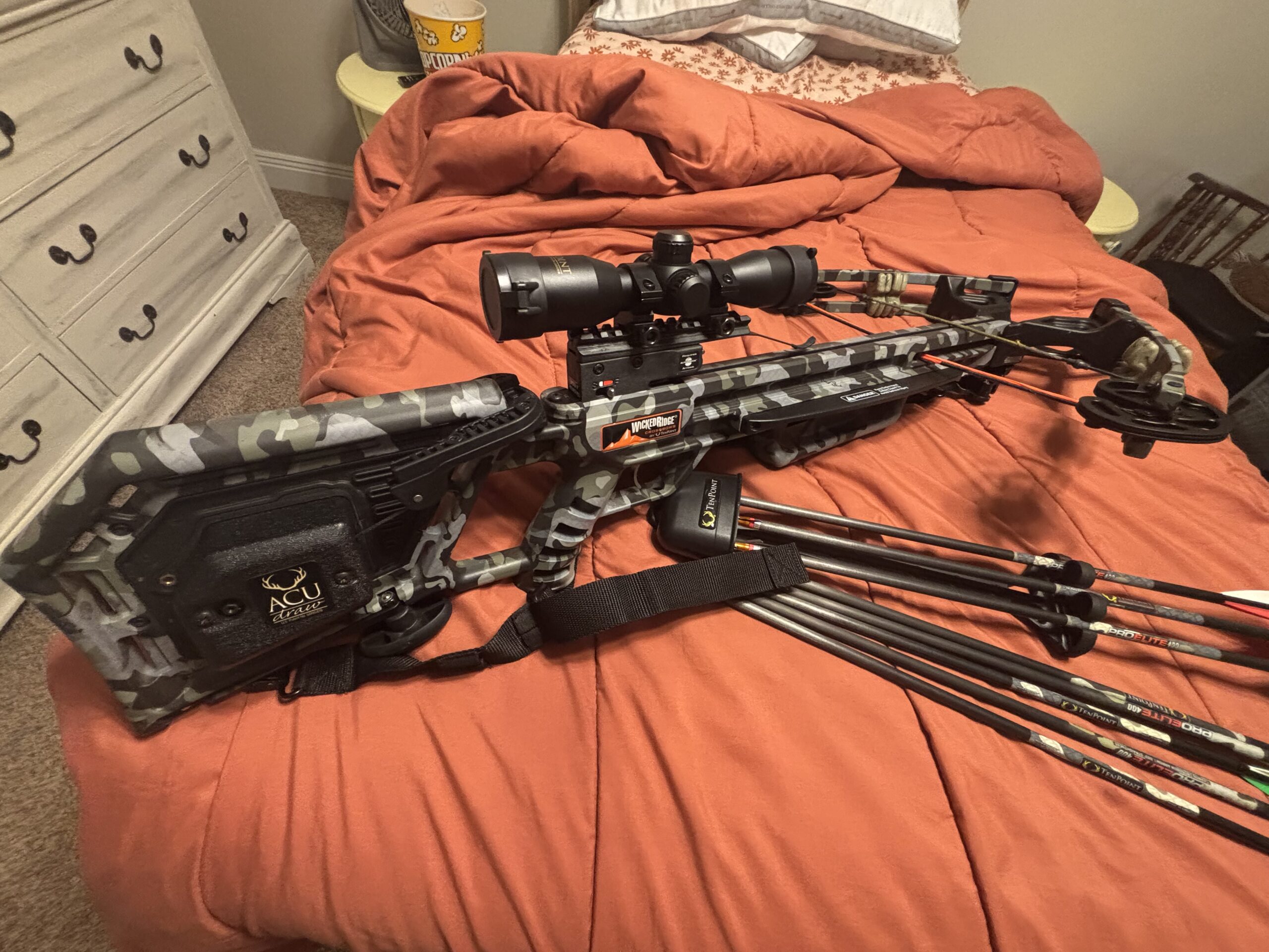 22rifle and crossbow