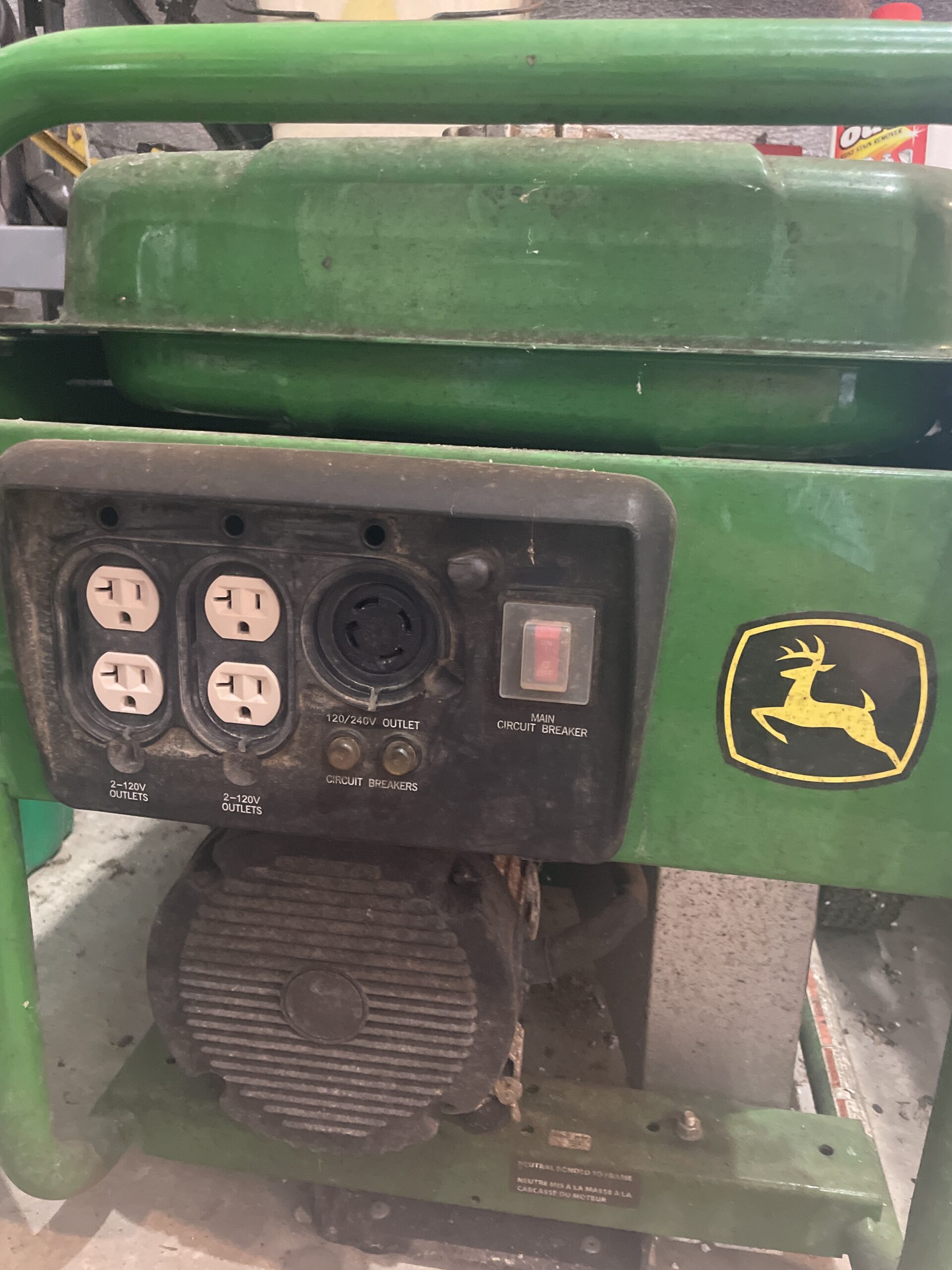 John Deere generator