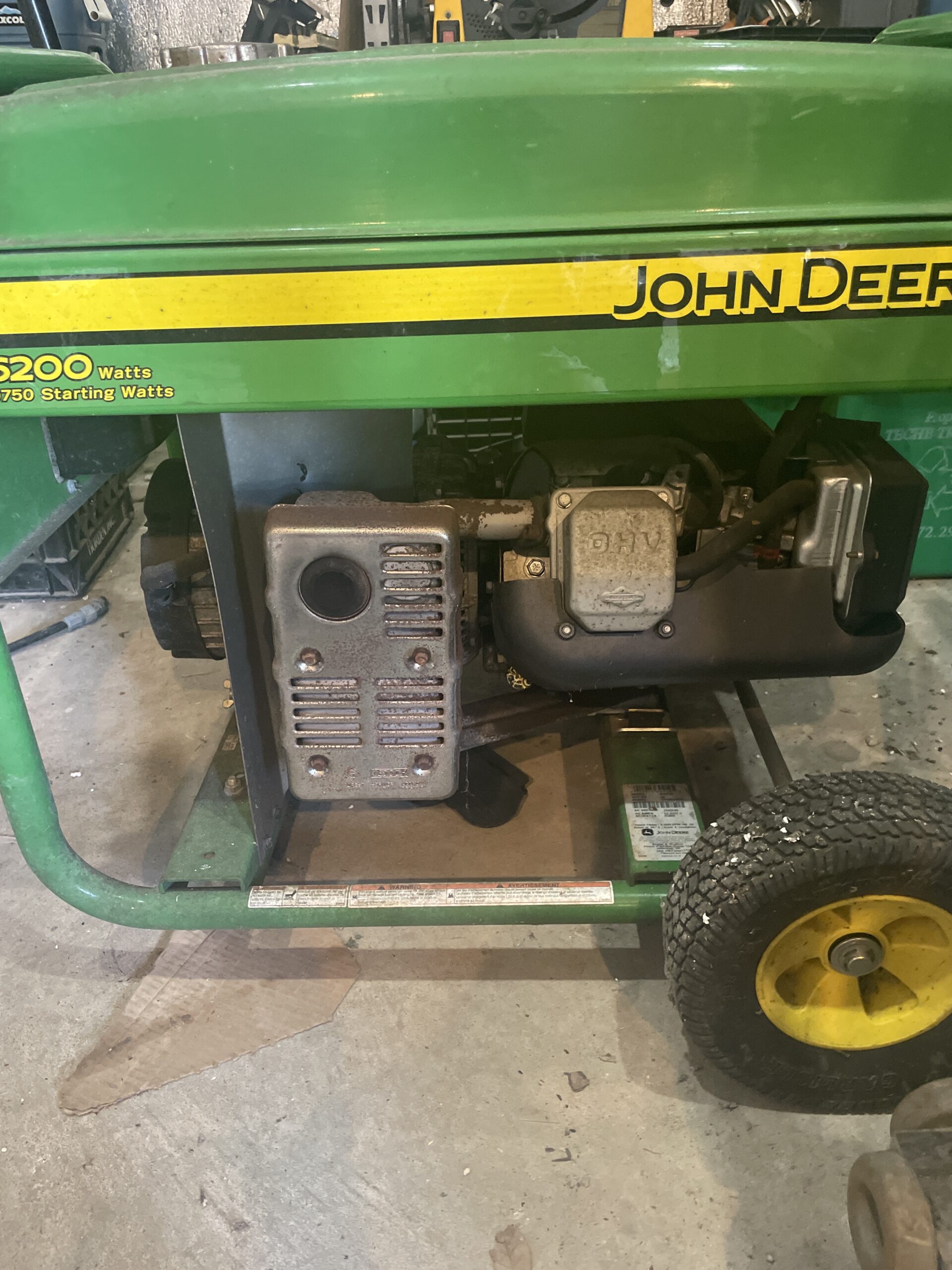 John Deere generator