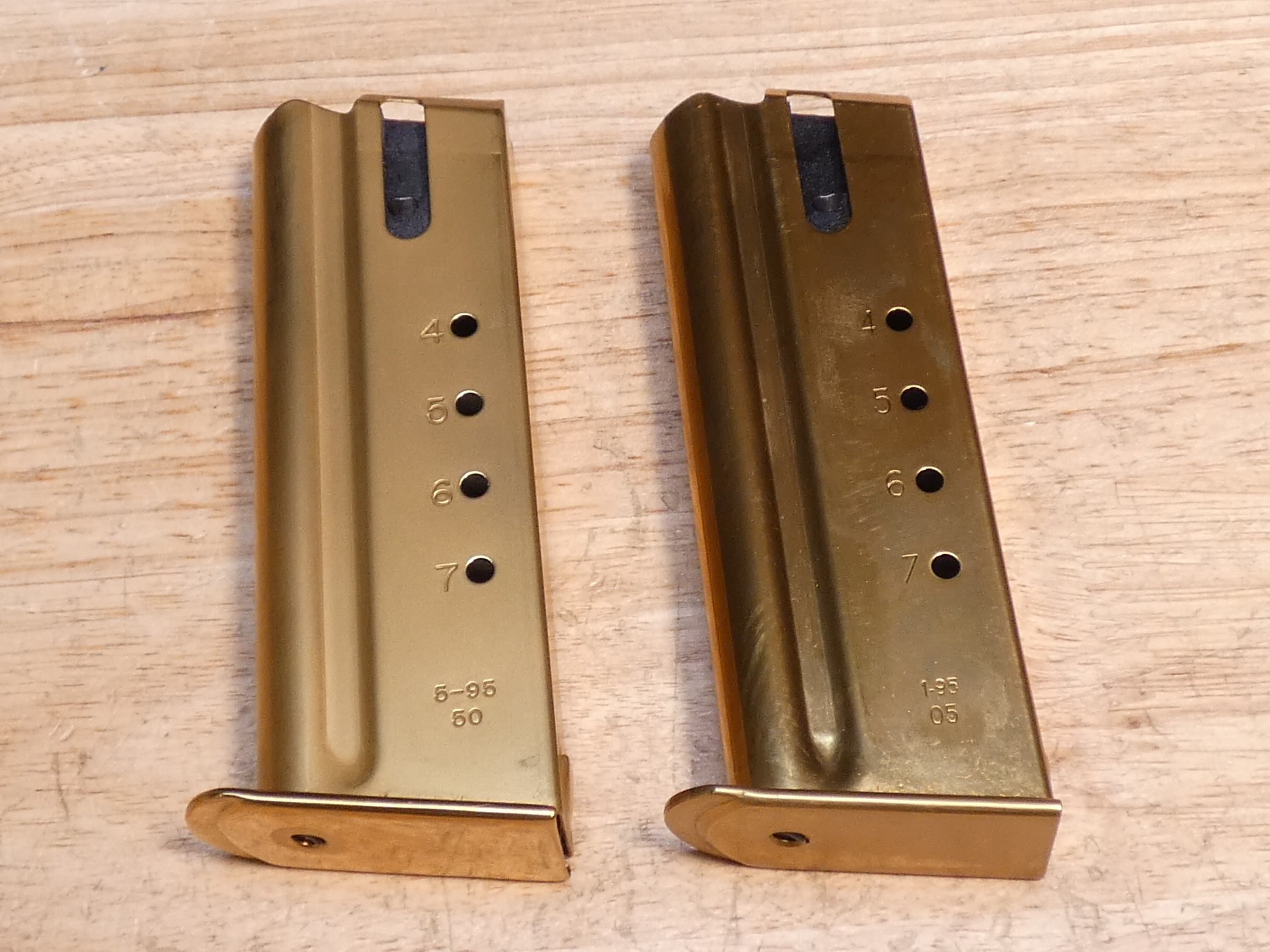 GOLD Magnum Research Desert Eagle – .50 AE – 6 Barrel Set – 3 Calibers