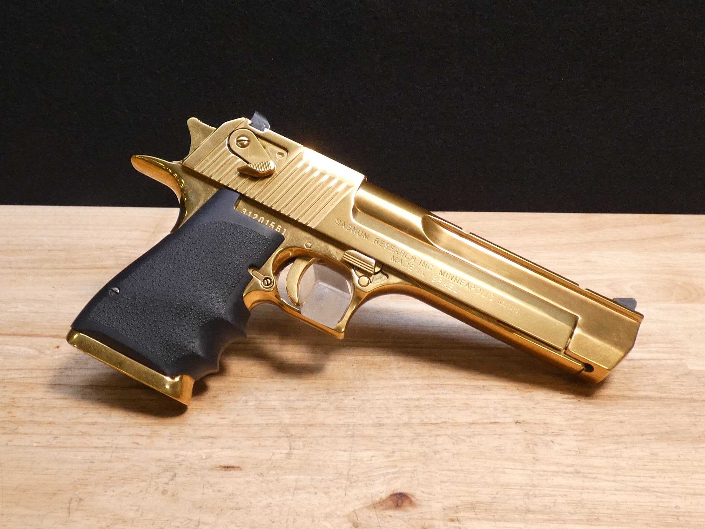 GOLD Magnum Research Desert Eagle – .50 AE – 6 Barrel Set – 3 Calibers