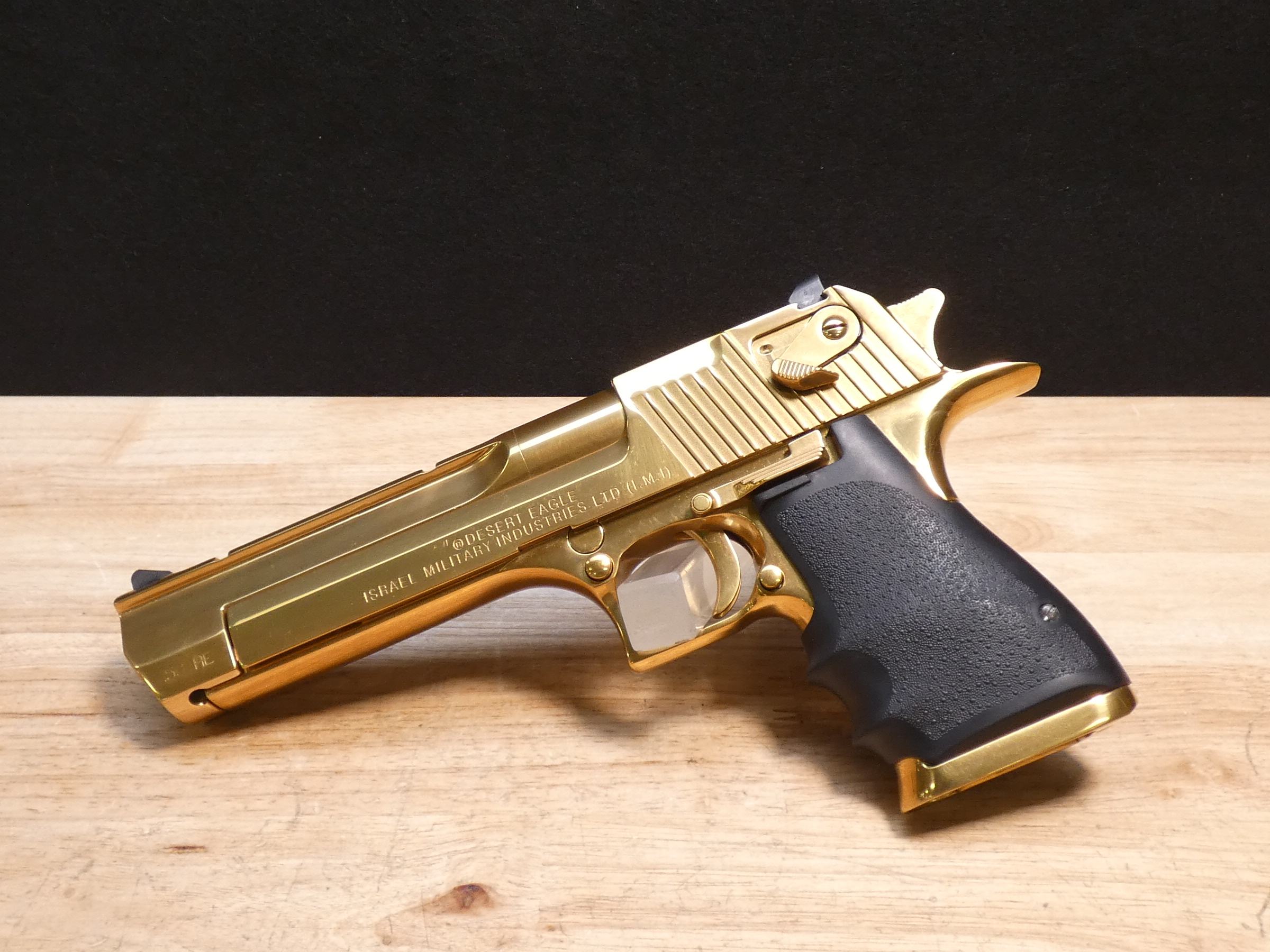 GOLD Magnum Research Desert Eagle – .50 AE – 6 Barrel Set – 3 Calibers