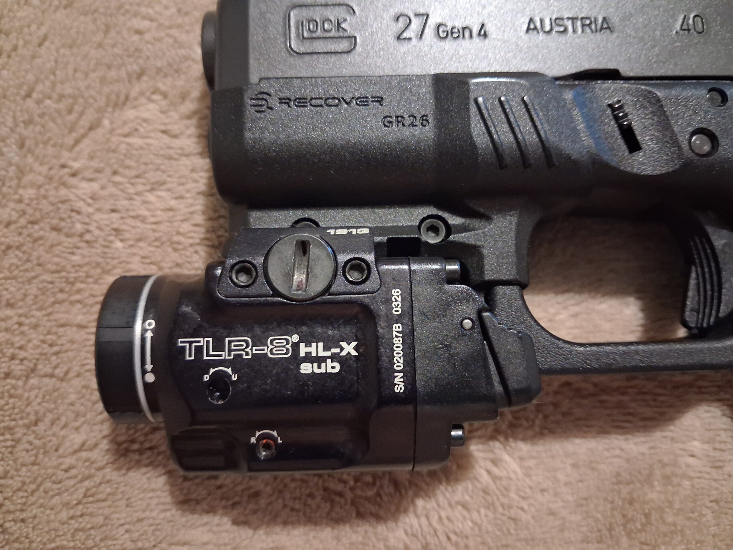 Glock 27 Gen 4 40 caliber pistol
