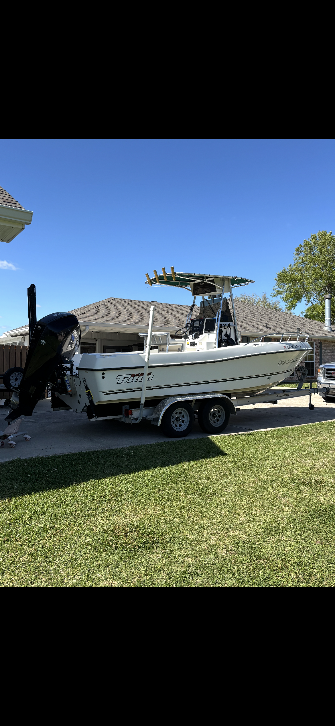 1999 Triton 22ft Offshore Fisherman