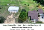 Franklin County Mississippi Country Estate 10.5 Acres 2 Creeks