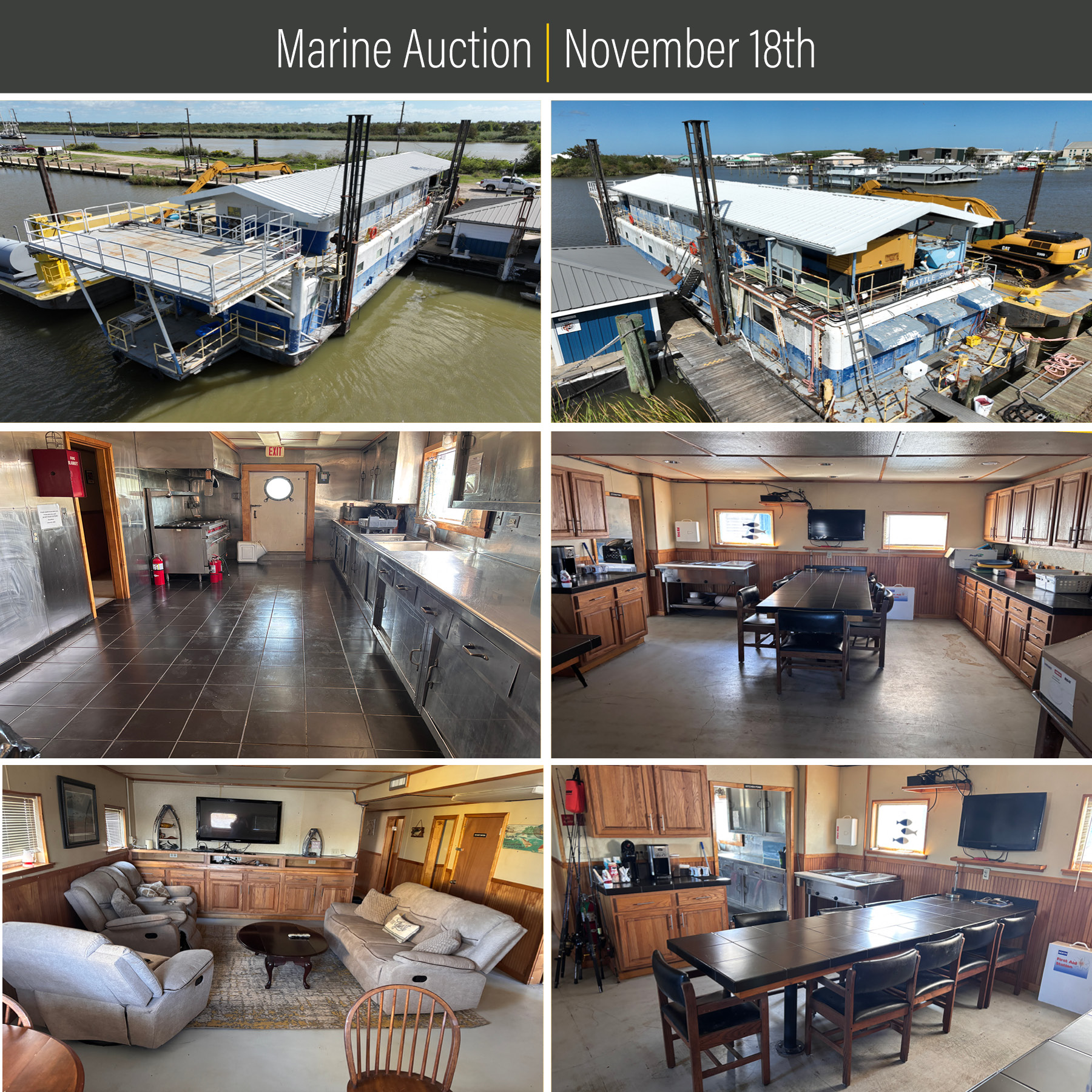 Commercial Floating Lodge – 12 Bedrooms | Accommodates 26 Guests | NO RESERVE AUCTION