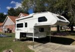 Lance 1130 truck camper makes a great Deer Camp