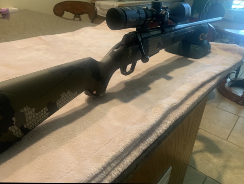 Winchester XPR 7mm-08 Remington Bolt Action In Hunter Verde W/ A 4-12X50 Sig Sauer Whiskey 3 Scope