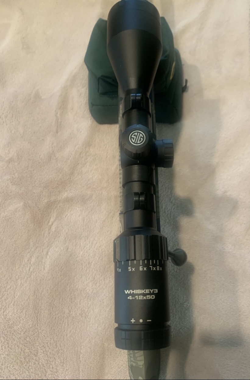 Winchester XPR 7mm-08 Remington Bolt Action In Hunter Verde W/ A 4-12X50 Sig Sauer Whiskey 3 Scope