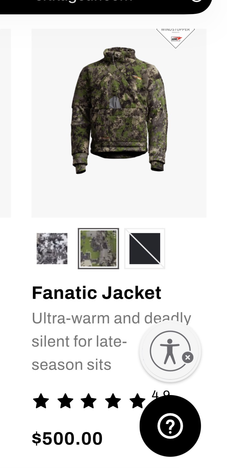 Sitka Fanatic -large-Jacket and Bib