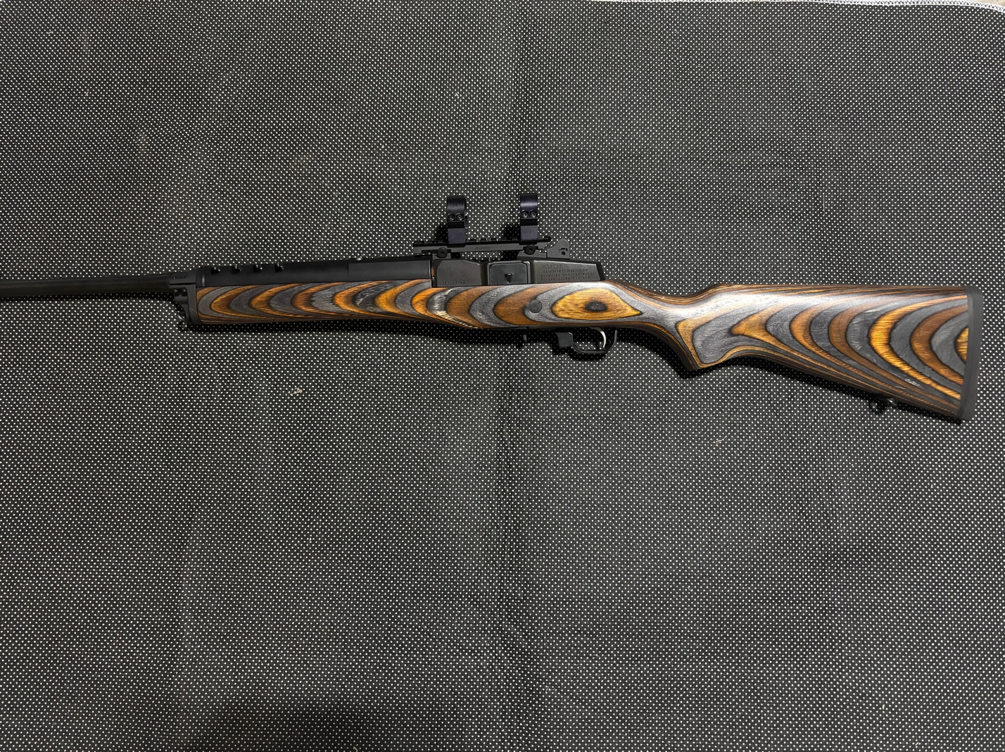 RUGER MINI-14 5.56/223 CHEVRON WOOD LAMINATE