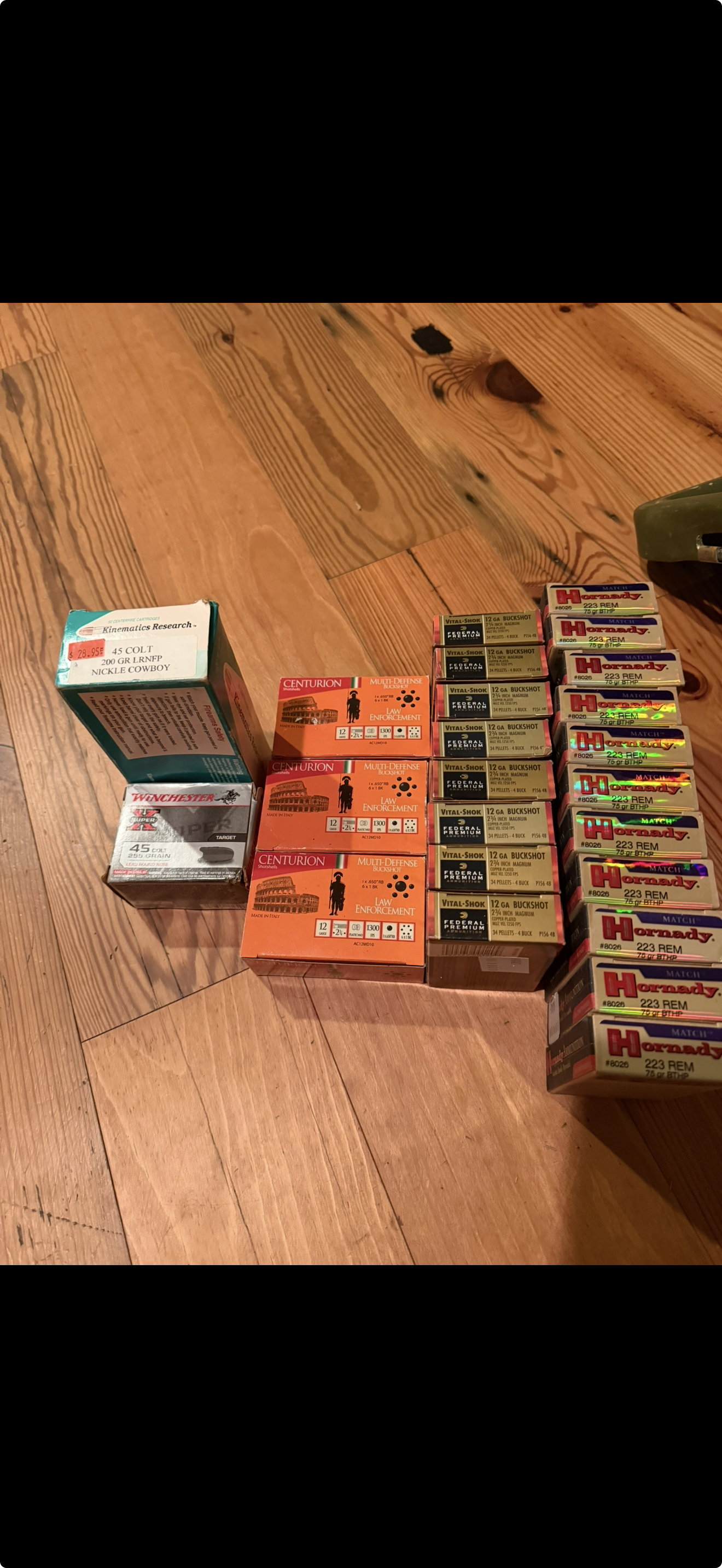 Guns, ammo, hard cases – Winchester 1897, .410 Pump