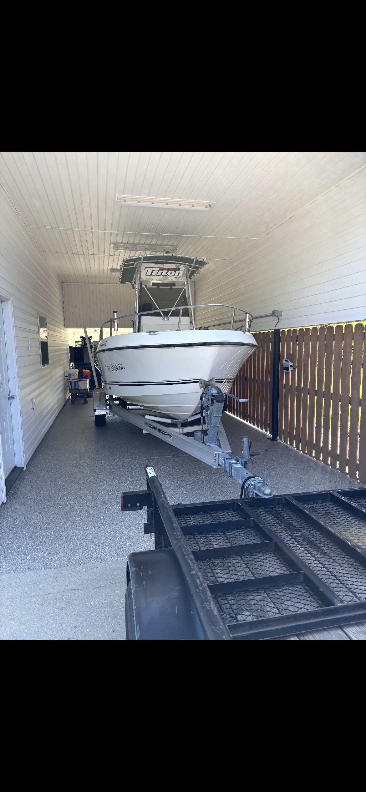 1999 Triton 22ft Offshore Fisherman