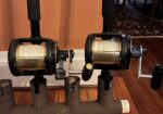 Pair TLD 50 LRS 2-Speed reels on Ugly Stick stand up roller rods
